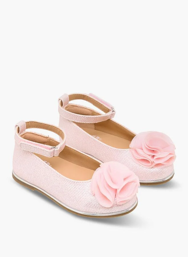 بيرفيت حذاء ماري جين بناتي بزخارف زهور مجموعة رمضان